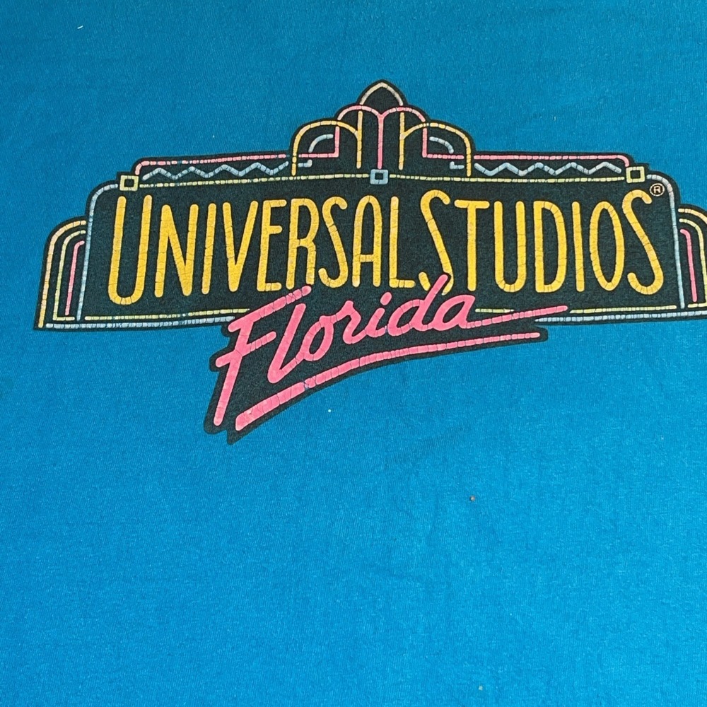 VTG  Single Stitch T-Shirt Universal Studios Florida Mens XL  Made in USA Summer